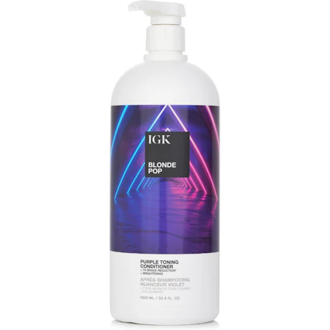 IGK Blonde Pop Purple Toning Conditioner - 1000ml/33.8oz
