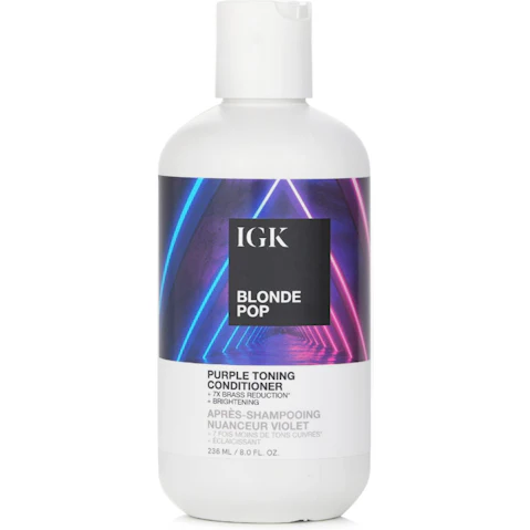 IGK Blonde Pop Purple Toning Conditioner - 236ml/8oz