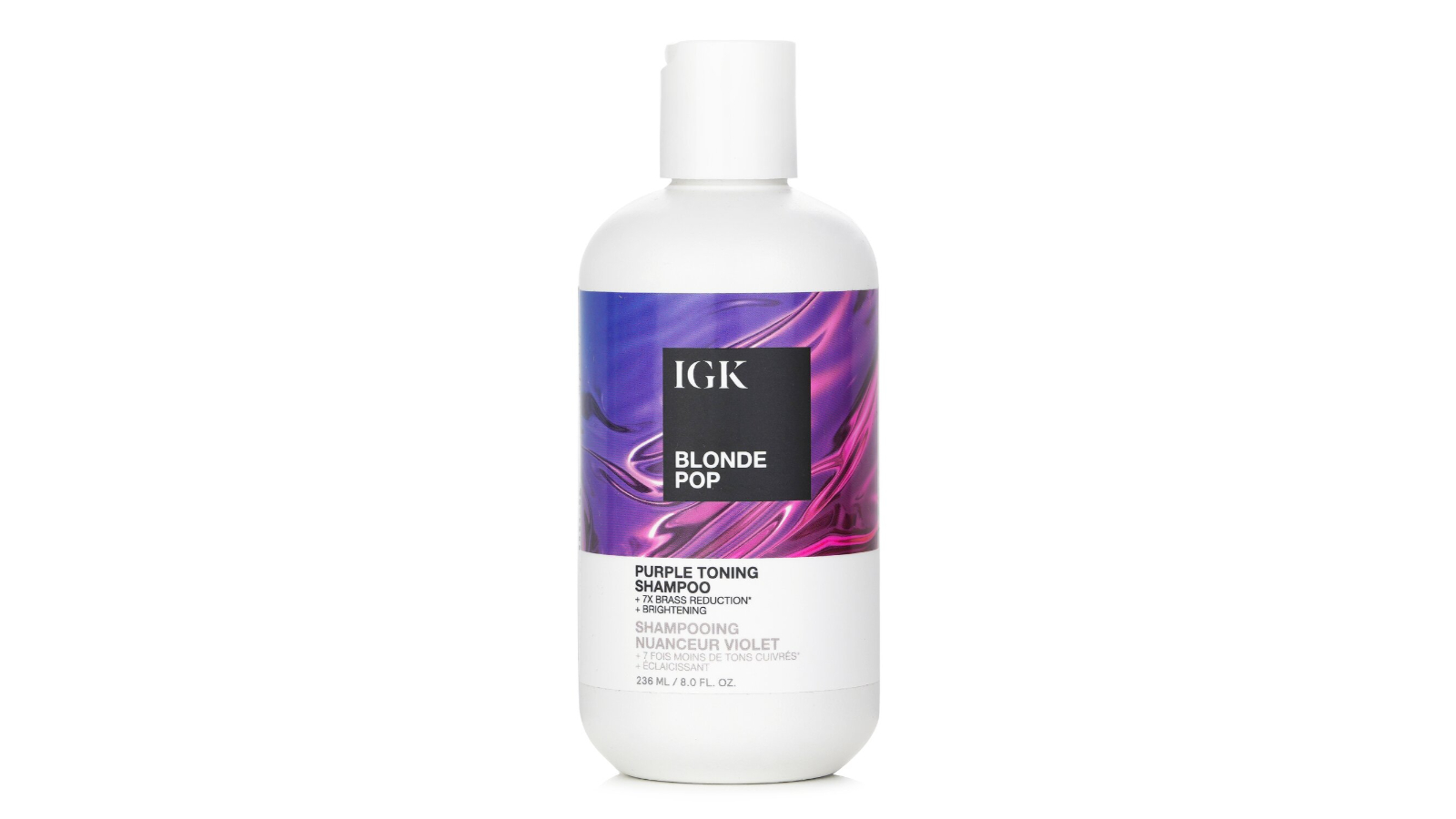 IGK Blonde Pop Purple Toning Shampoo - 236ml/8oz