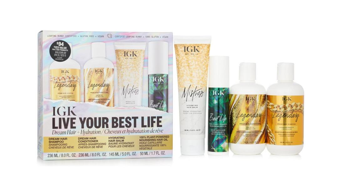 IGK Live Your Best Life Haircare Set