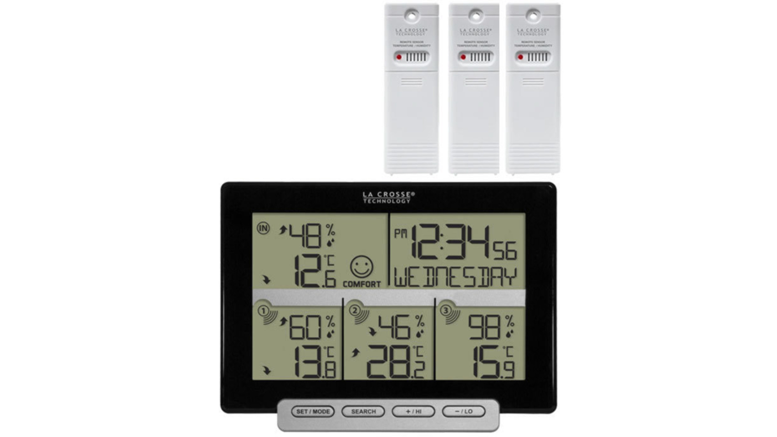 La Crosse Humidity Temperature with 3 Sensor