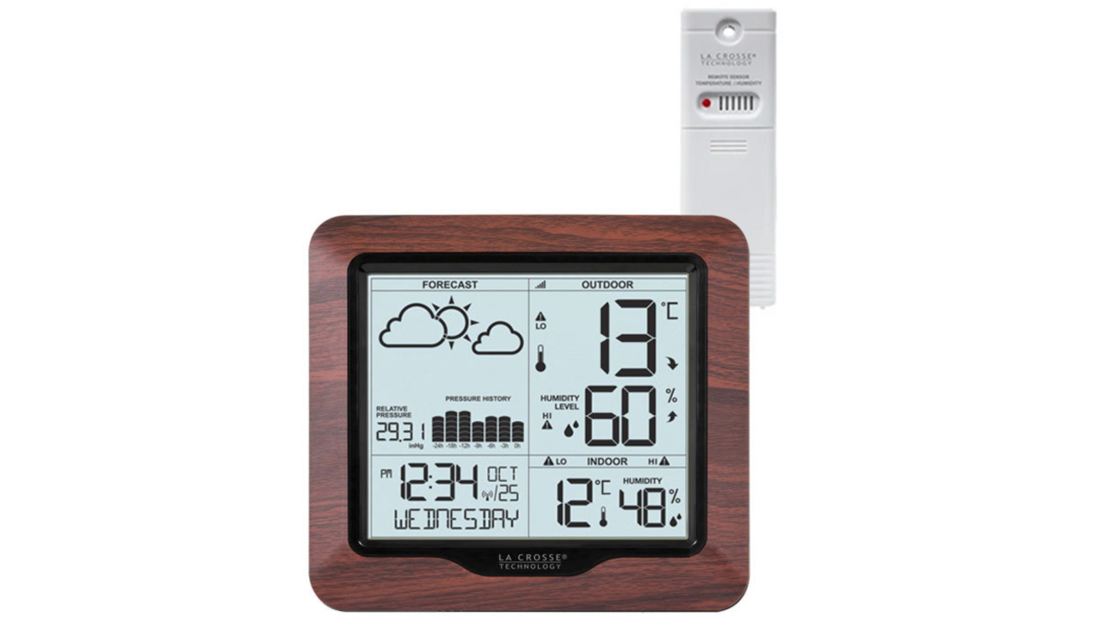 La Crosse 308-1417BL Forecast Weather Station with Backlight