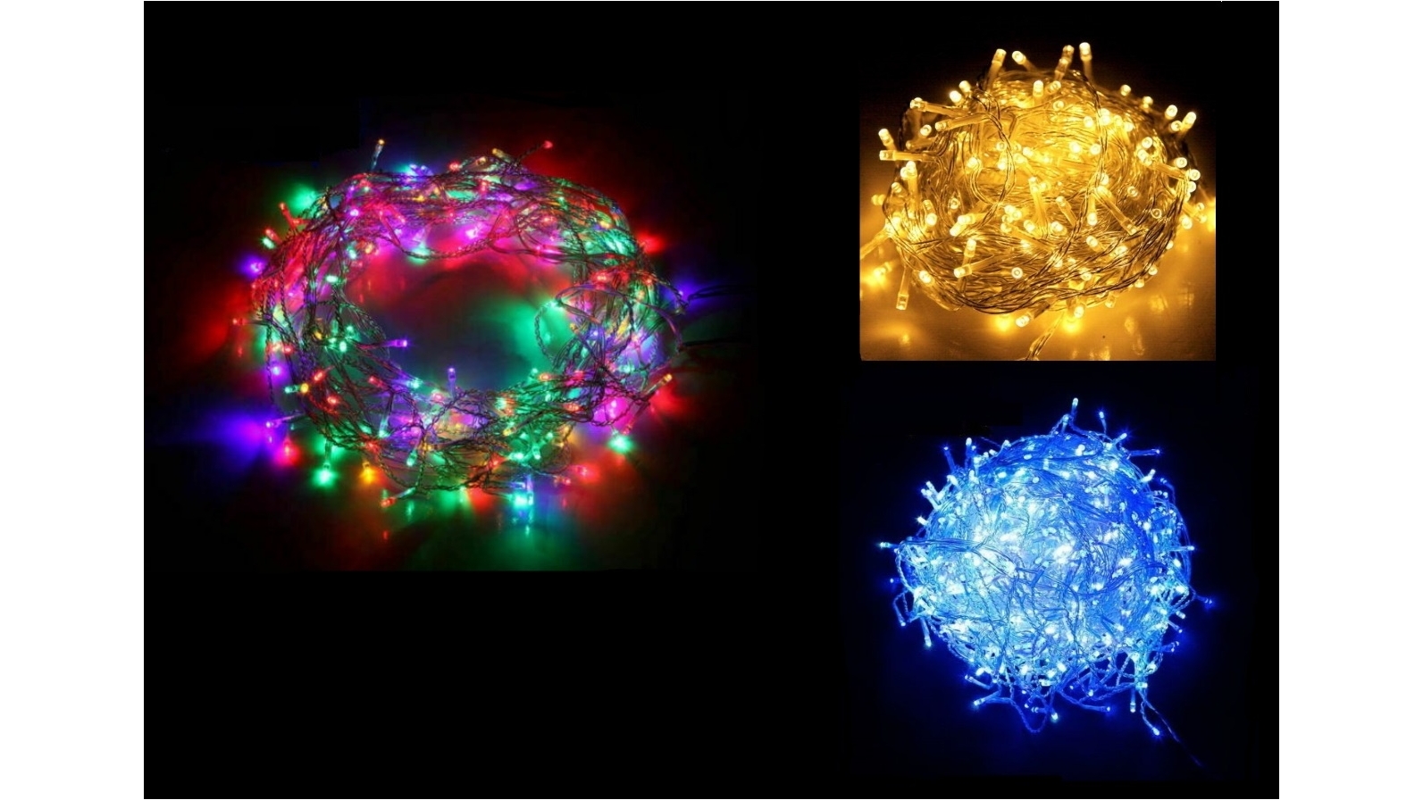 Jingle Jollys 30m Christmas Icicle String 800 LED