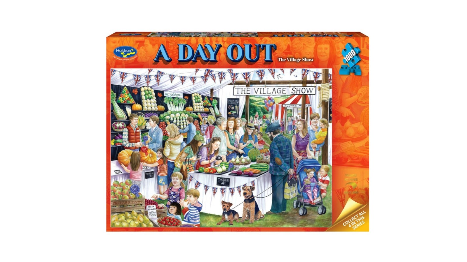 Holdson 1000 Piece A Day Out Village Show Puzzle 
