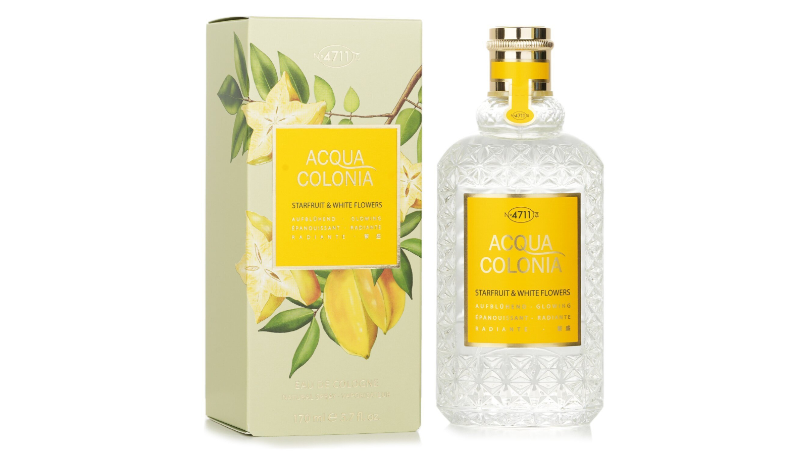 4711 Acqua Colonia Starfruit and White Flowers Eau De Cologne Spray - 170ml/5.7oz