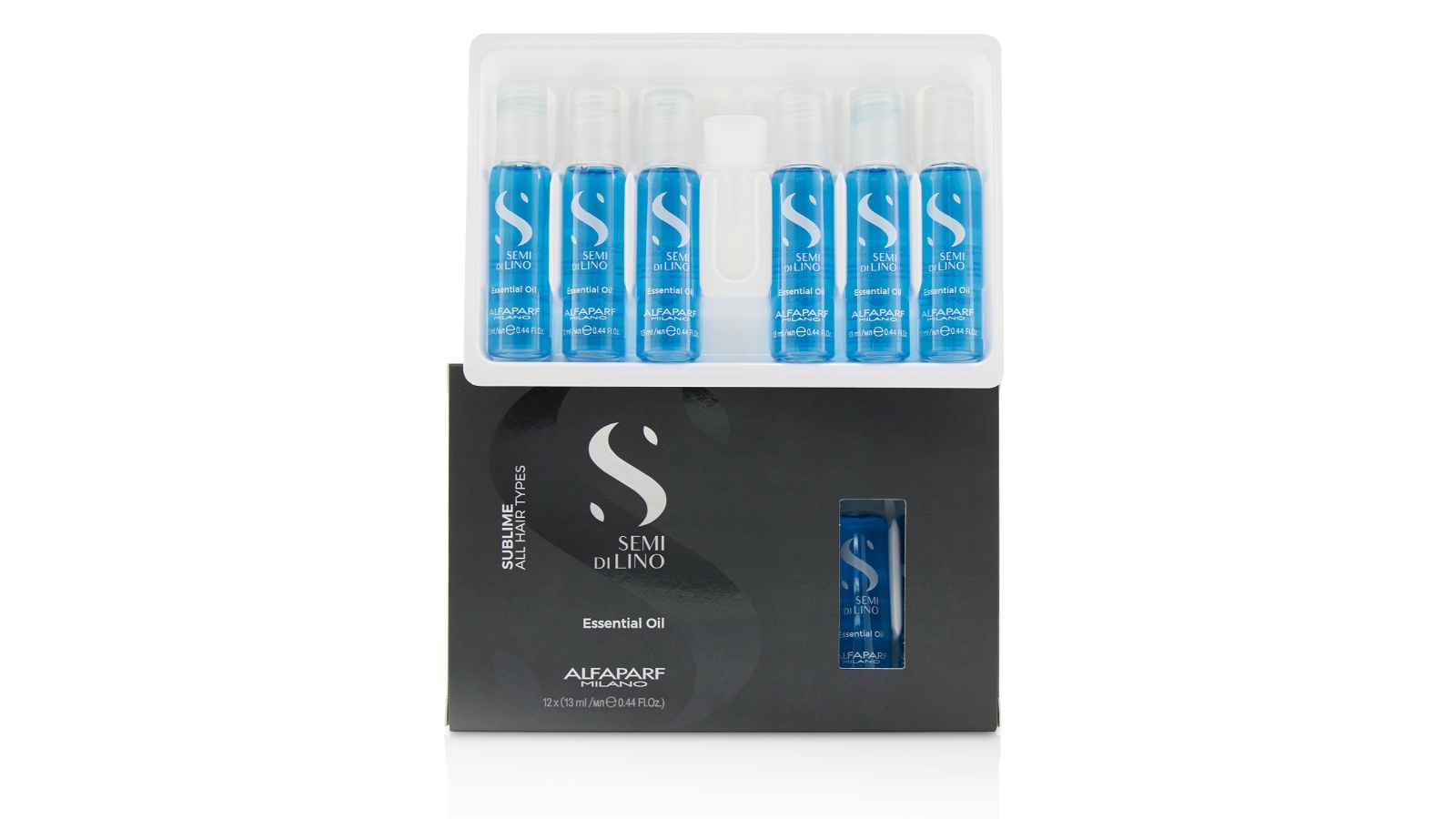 AlfaParf Semi Di Lino Sublime Essential Oil All Hair Types -12x13ml/0.44oz