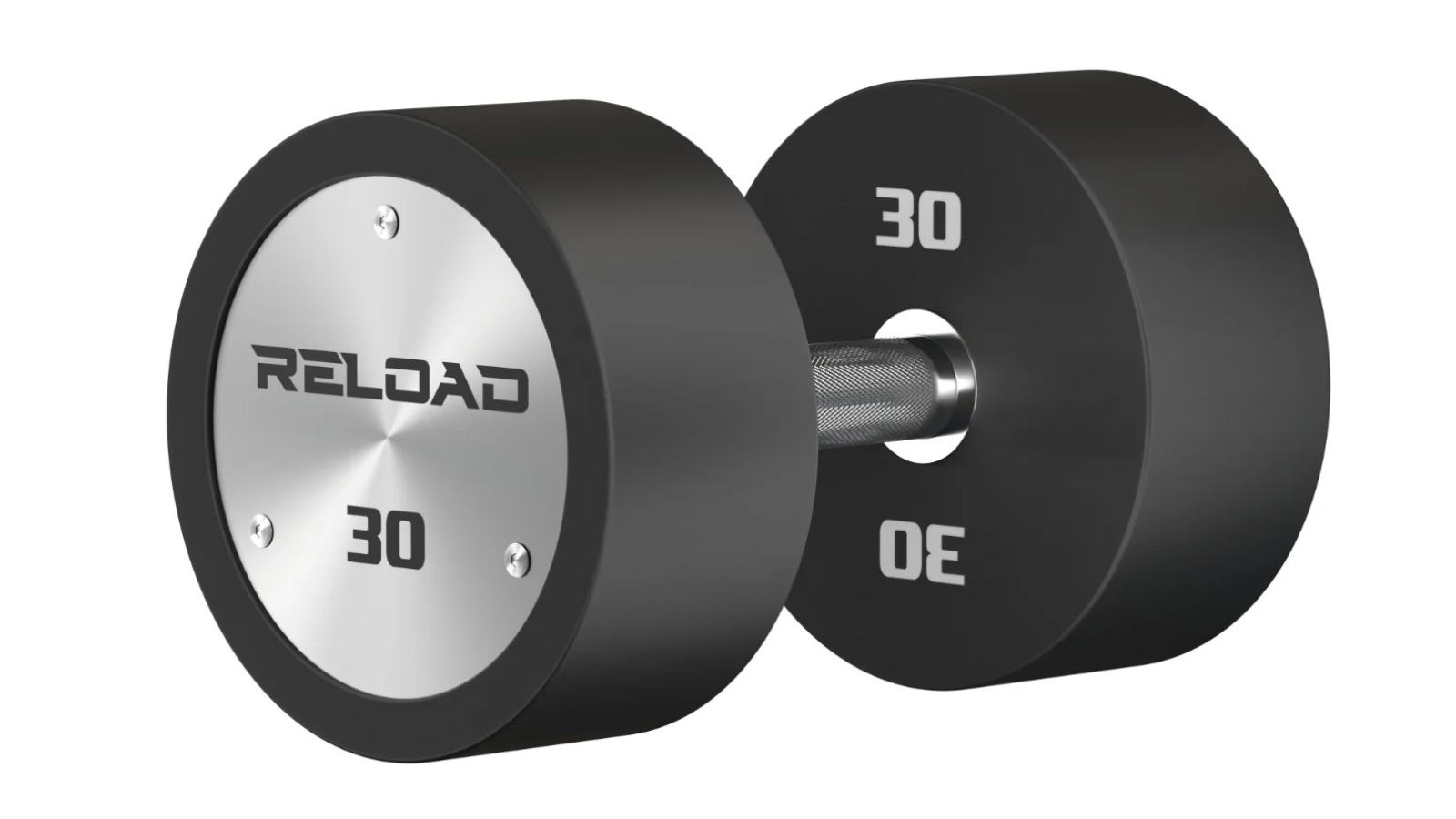 Fitness Hero TPU Coated Reload Premium Round Dumbbells Pair - 30kg