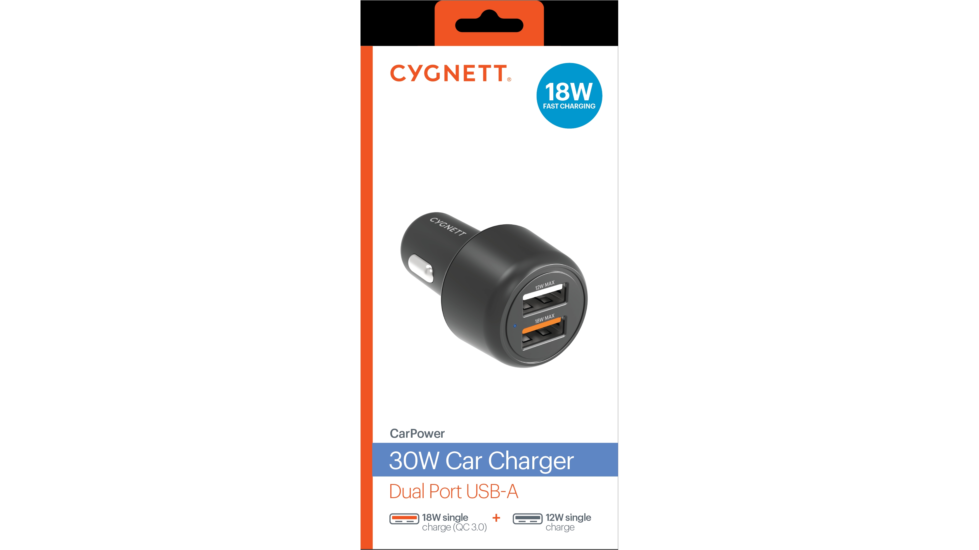 CarPower 30W Dual Port Car Charger Harvey Norman