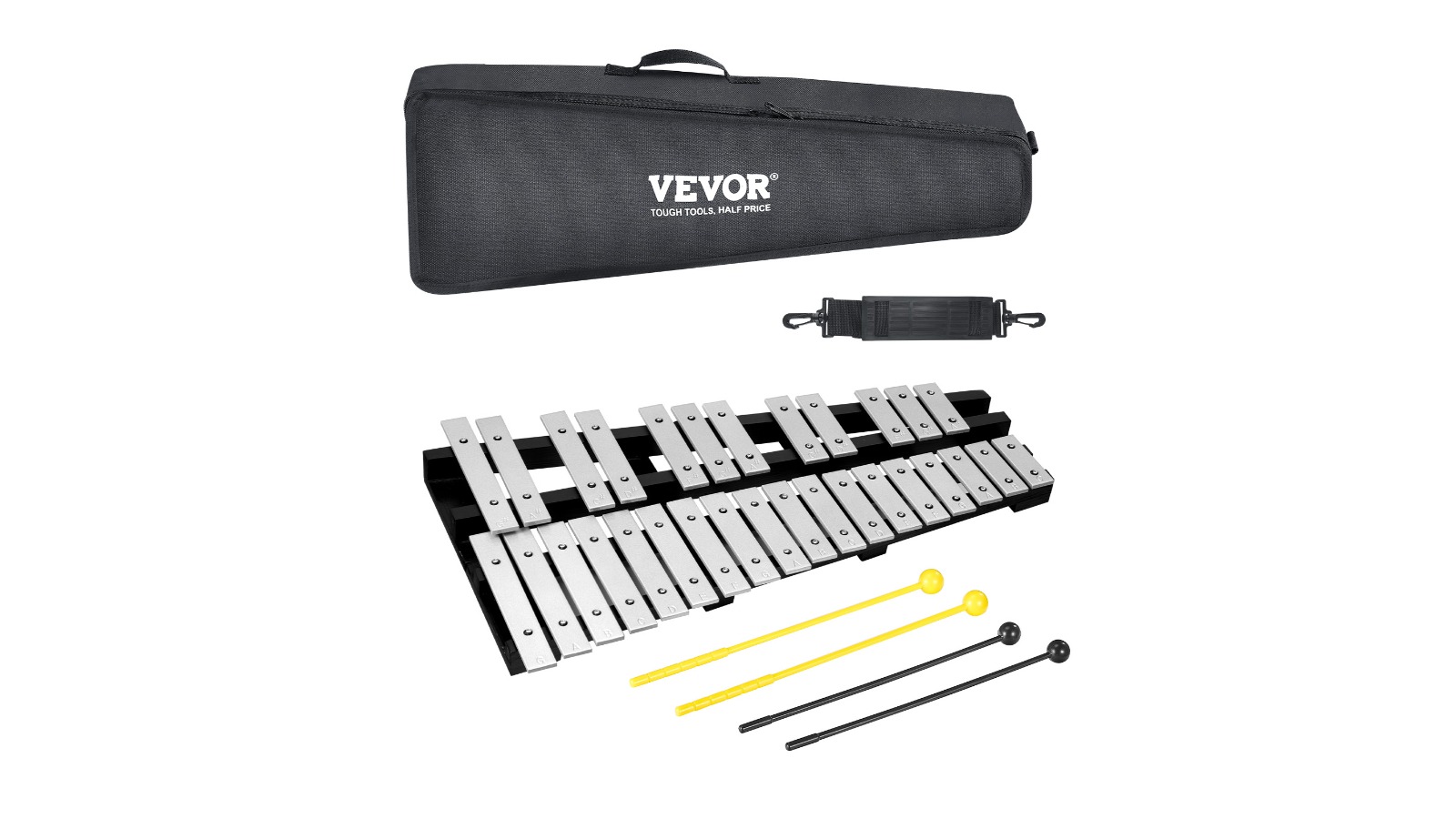 Vevor 30-Note Glockenspiel Xylophone Bell Kit