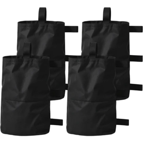 Advwin Pack of 4 Canopy Weight Bag - Black