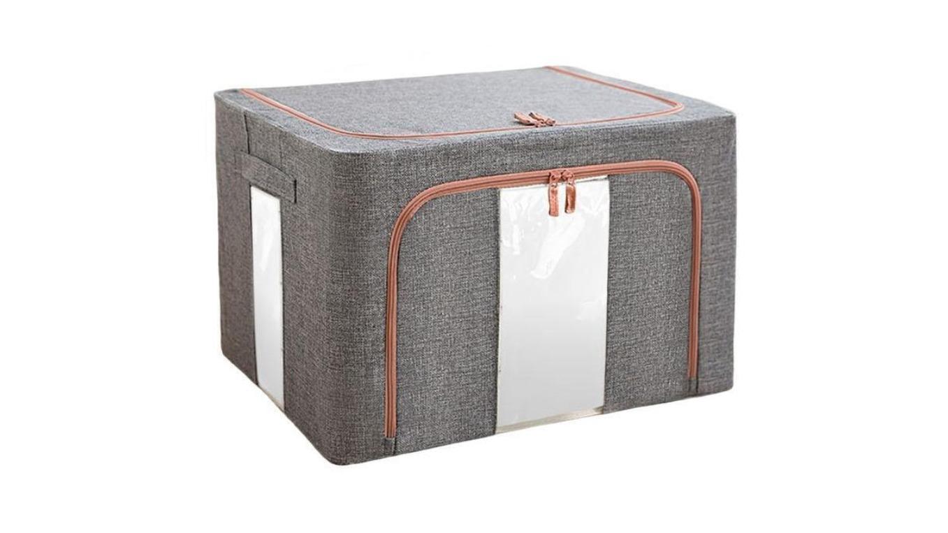 Hansona Grey Cloth Closet Organiser - 24L