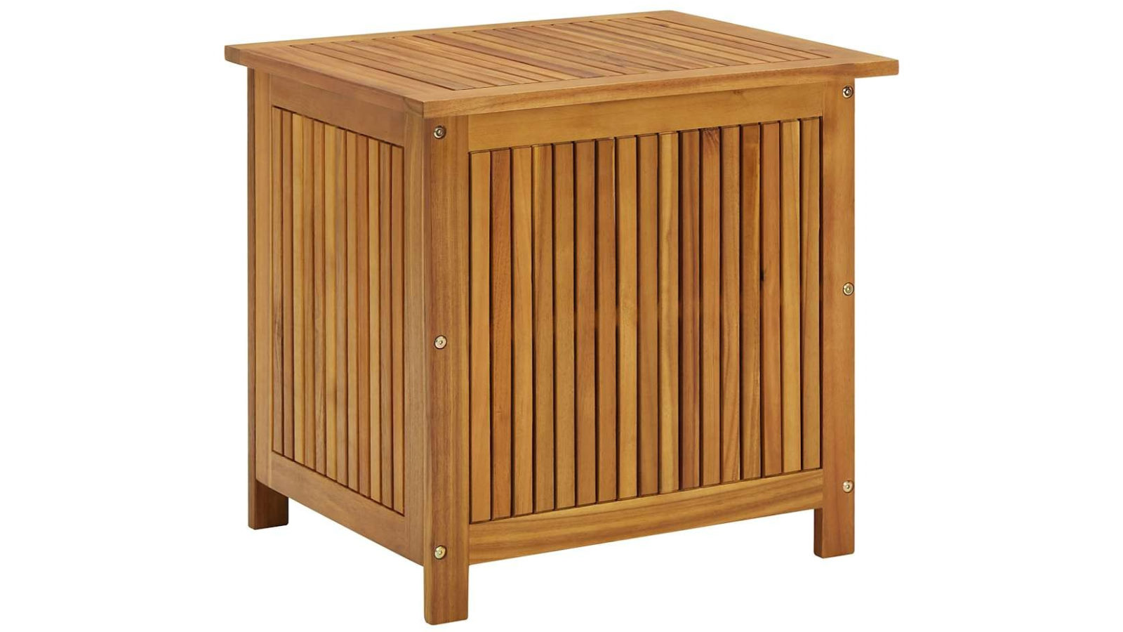 vidaXL 60 x 50 x 58cm Solid Wood Acacia Garden Storage Box