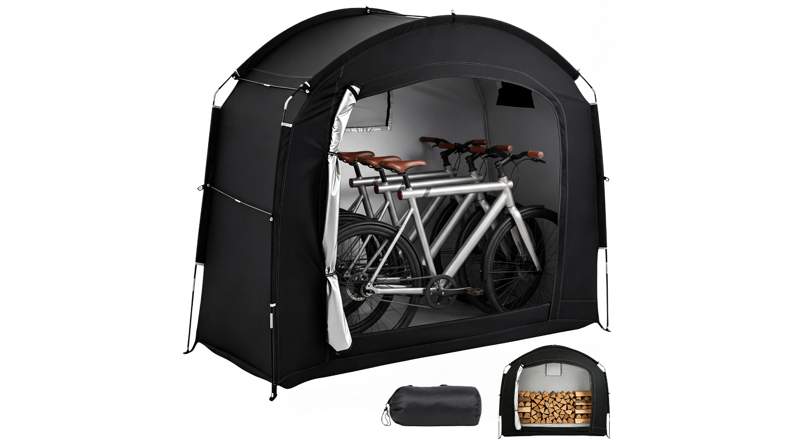 Advwin PU4000 Waterproof Portable Outdoor Bike Storage Tent - 200 x 80 x 165cm