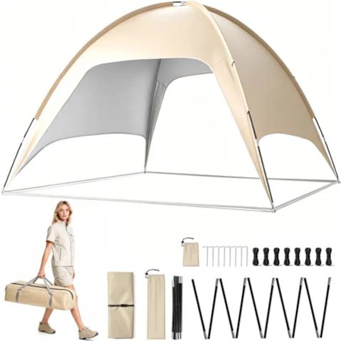 Advwin 8-10 People Waterproof Beach Tent with Side Wall