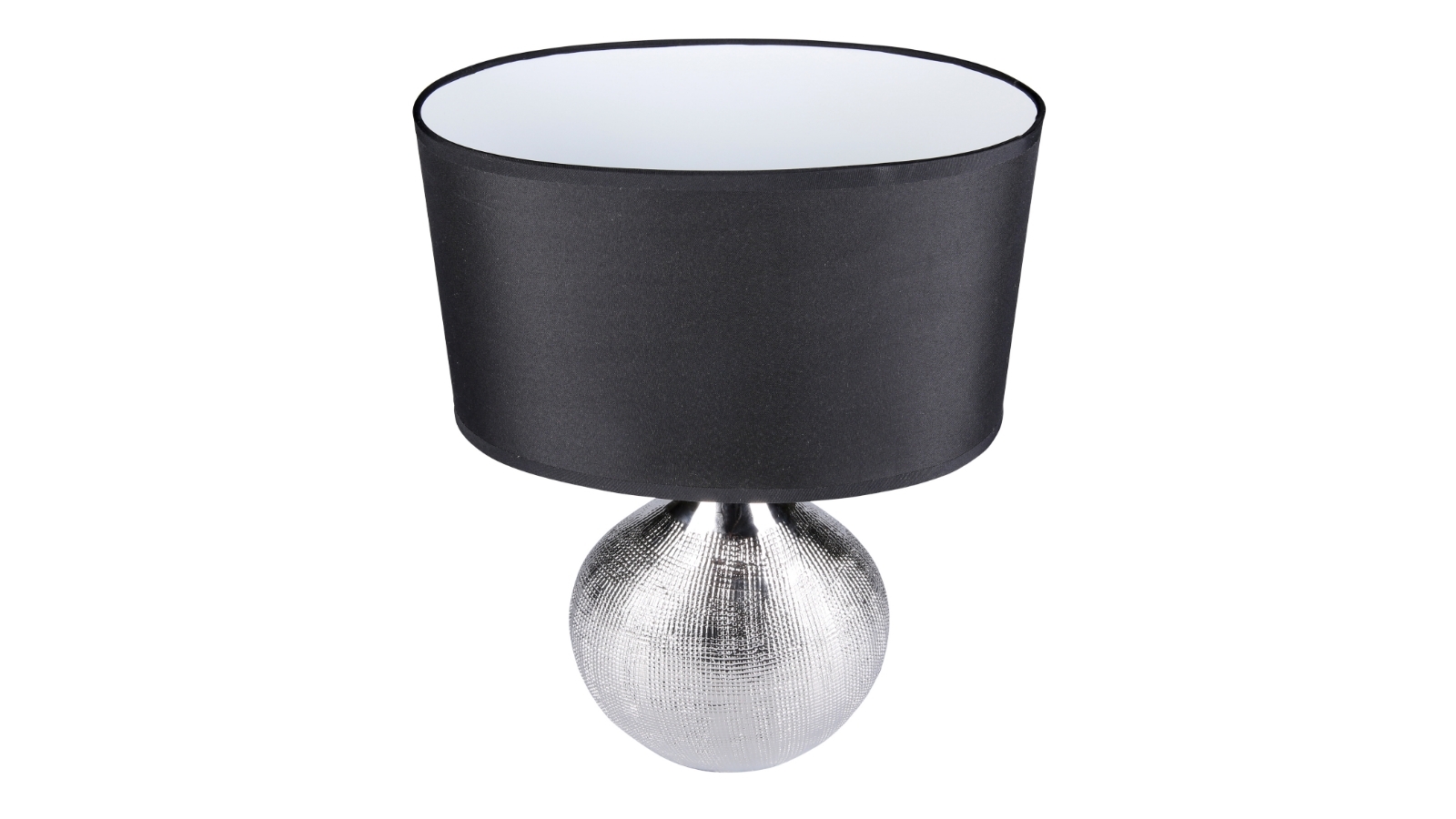 Sherwood Lighting Cosmo Contemporary Silver Table Lamp