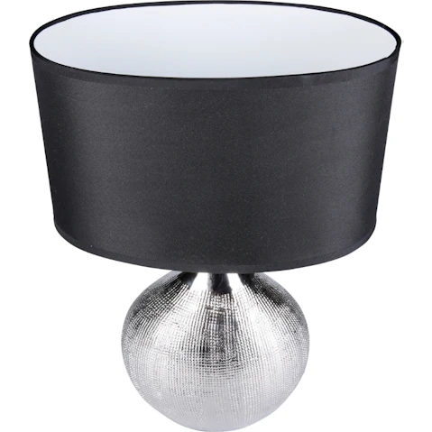 Sherwood Lighting Cosmo Contemporary Silver Table Lamp