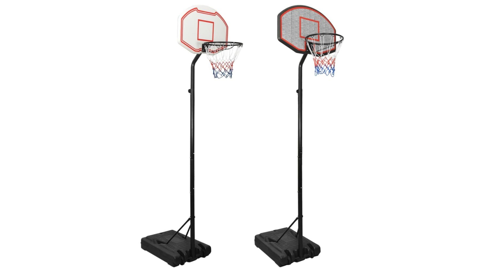 vidaXL 282-352cm Polyethene Basketball Stand