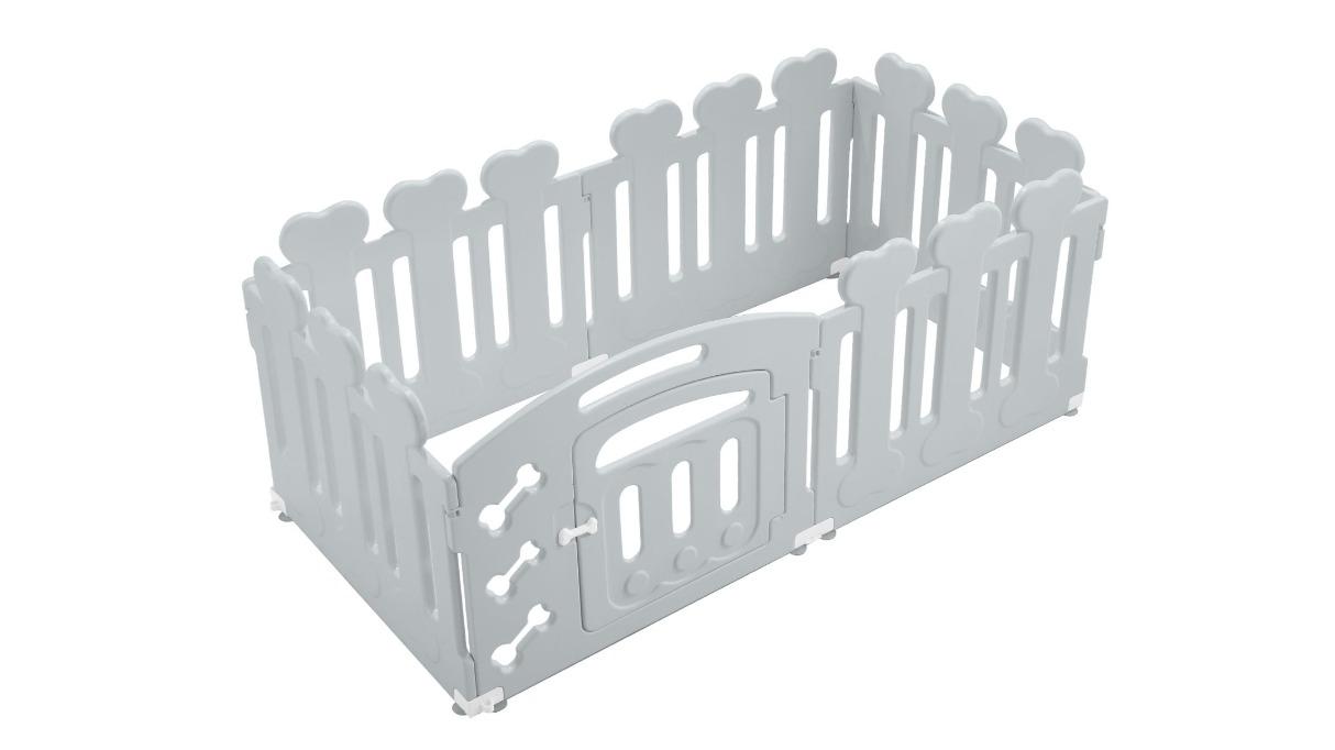Pet Scene Portable Dog Playpen Crate Exercise Cage - 155 x 78 x 60cm