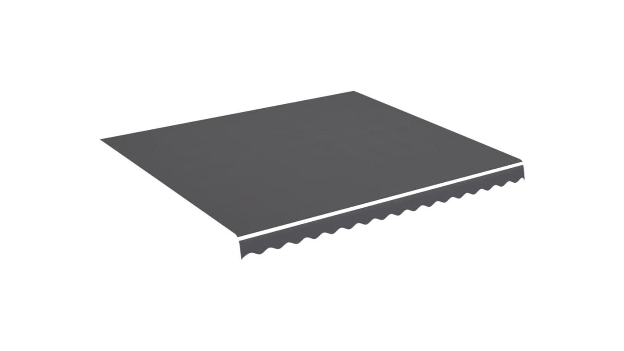 vidaXL Anthracite Fabric Replacement for Awning - 4 x 3.5metre