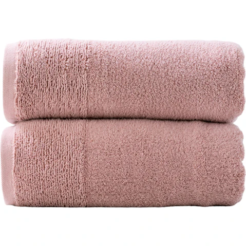 Renee Taylor Aireys 650gsm Zero Twist 2 Pack Bath Sheet - Cherwood