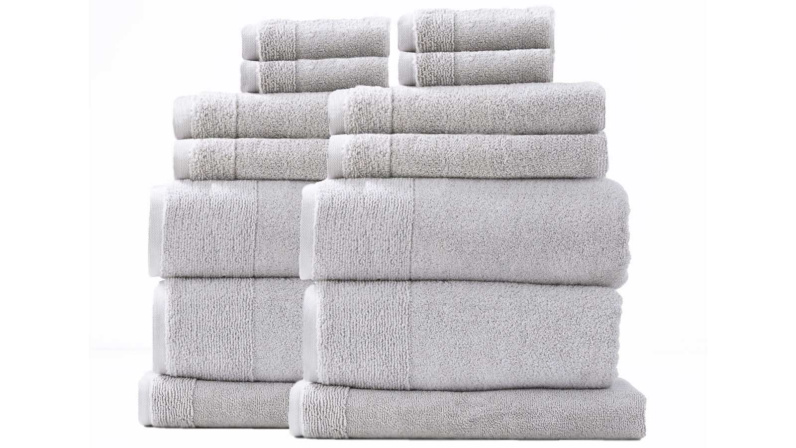 Renee Taylor Aireys 650gsm Zero Twist 14 Piece Towel - Vapour