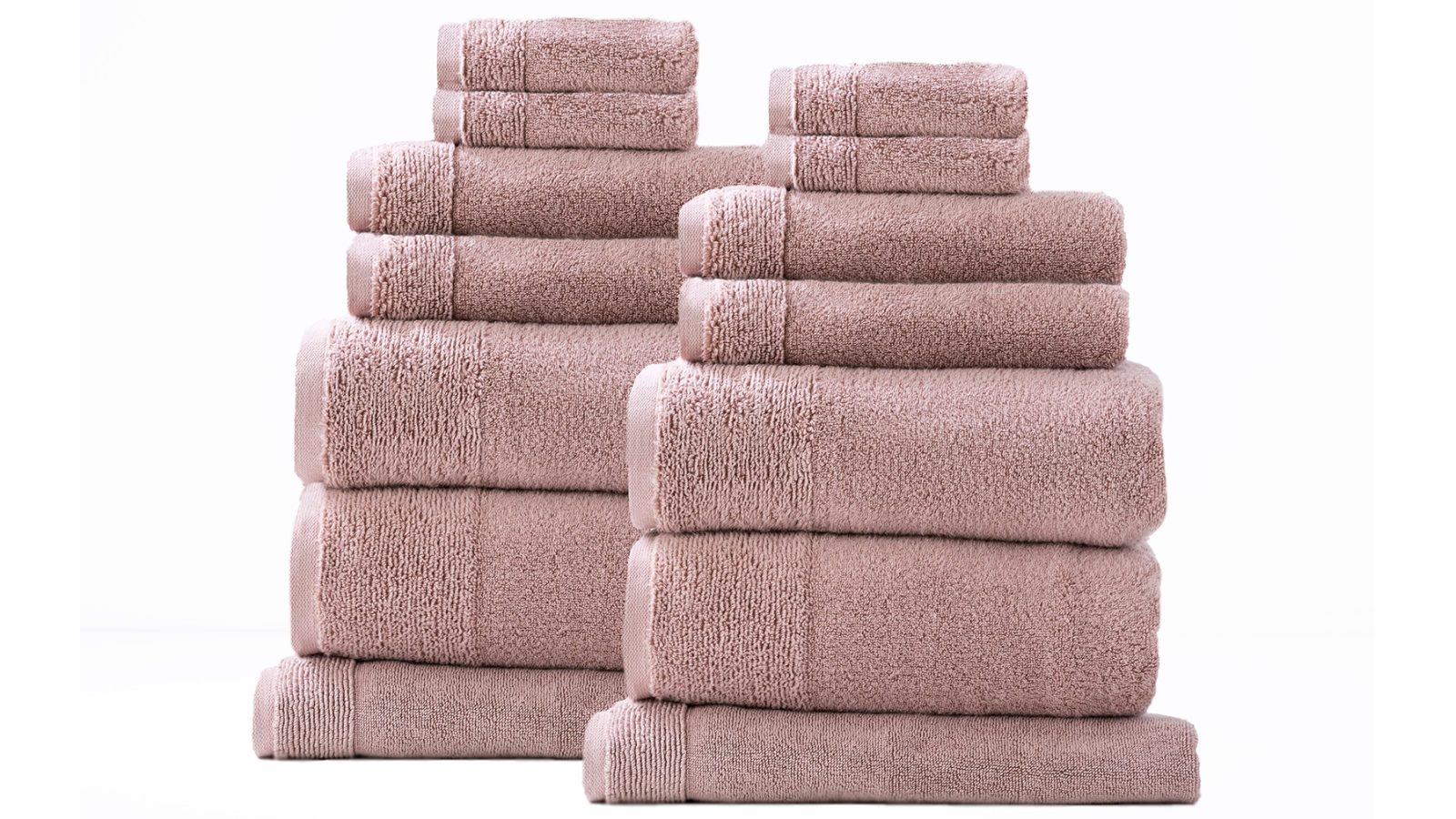 Renee Taylor Aireys 650gsm Zero Twist 14 Piece Towel - Cherwood
