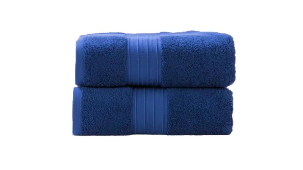 Renee Taylor Pack of 2 Brentwood 650gsm Low Twist Towel - Royal