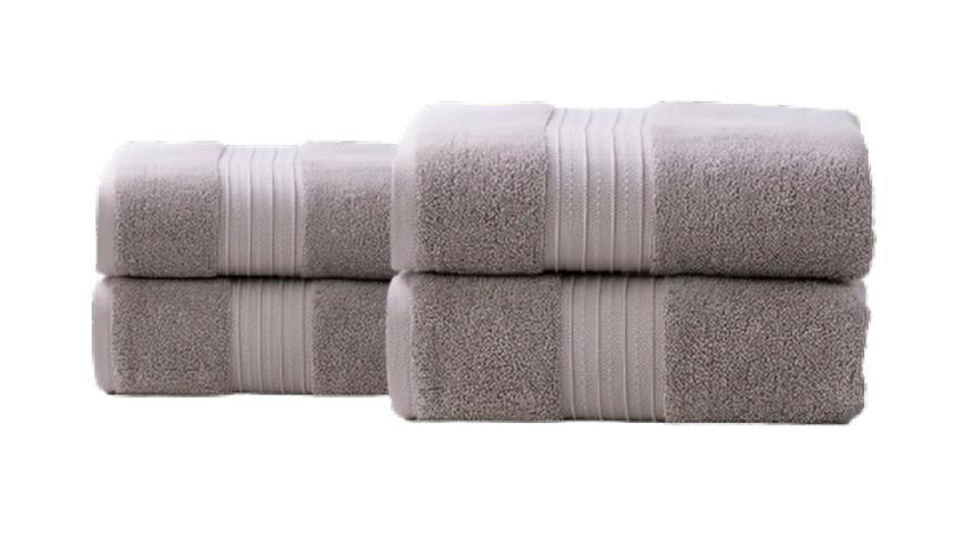 Renee Taylor Pack of 4 Brentwood 650gsm Low Twist Towel - Whisper