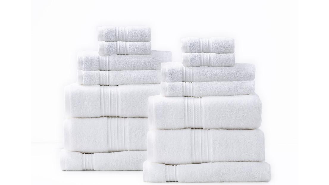 Renee Taylor 14 Piece Brentwood 650gsm Low Twist Towel - Bright