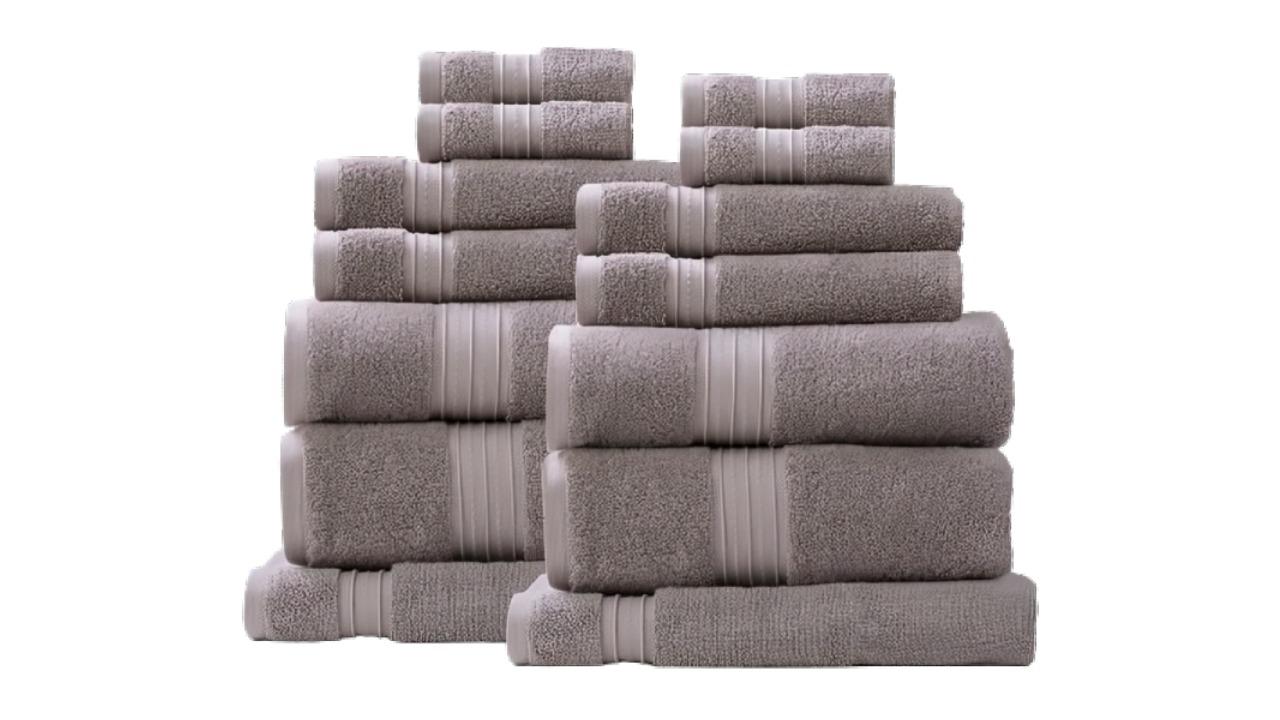 Renee Taylor 14 Piece Brentwood 650gsm Low Twist Towel - Whisper