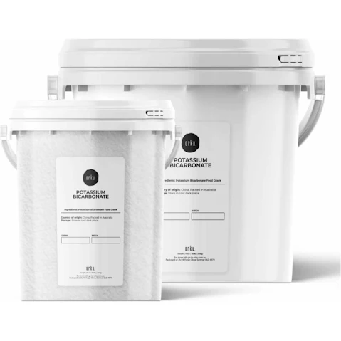 Orku Food Grade Potassium Bicarbonate Powder Tub