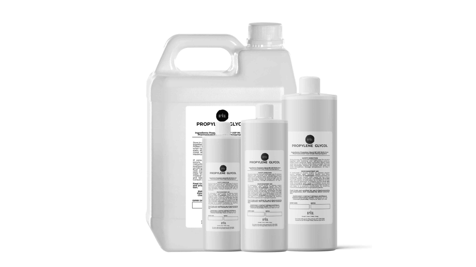 Orku Pure Pharmaceutical Propylene Glycol Monopropylene