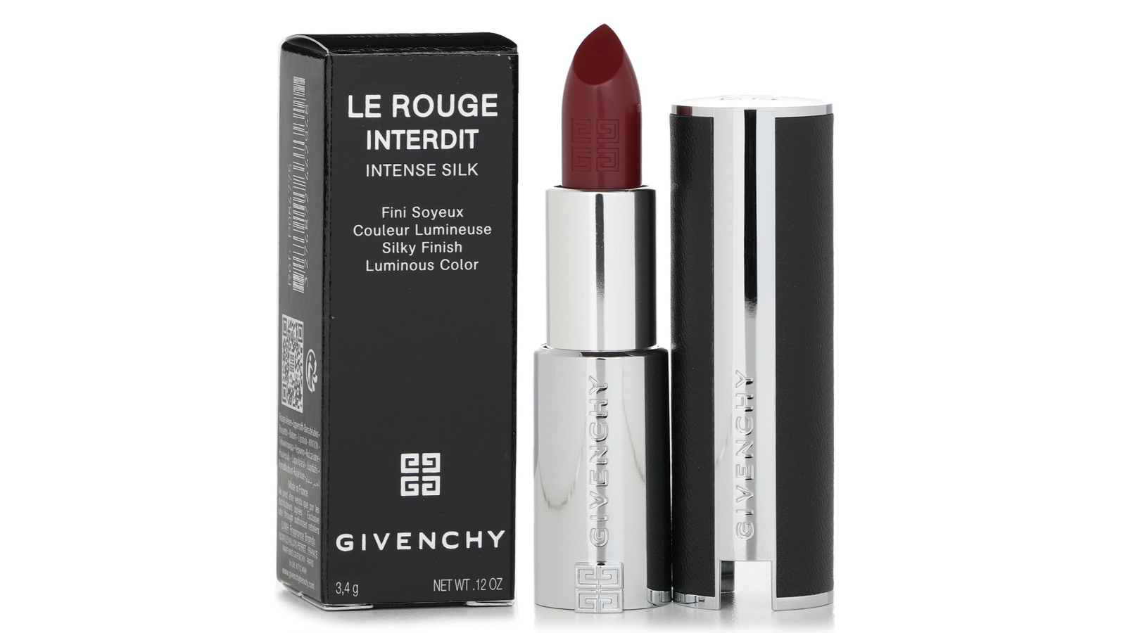 Givenchy No. N334 Grenat Volontaire Le Rouge Interdit Intense Silk Lipstick - 3.4g/0.12oz