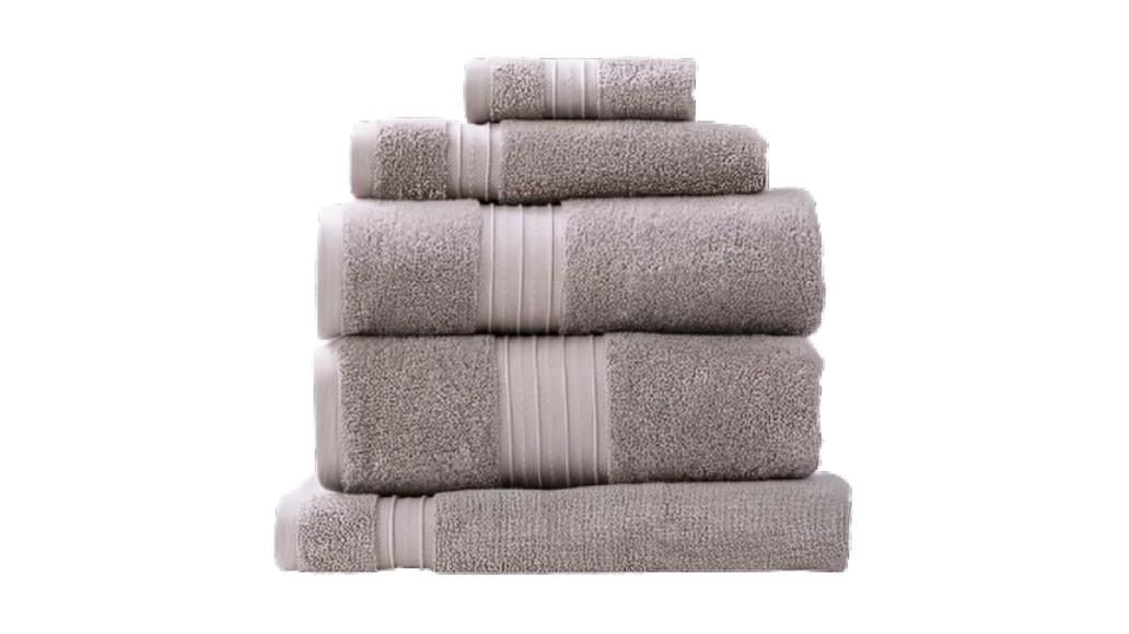 Renee Taylor 5 Piece Brentwood 650gsm Low Twist Towel - Whisper