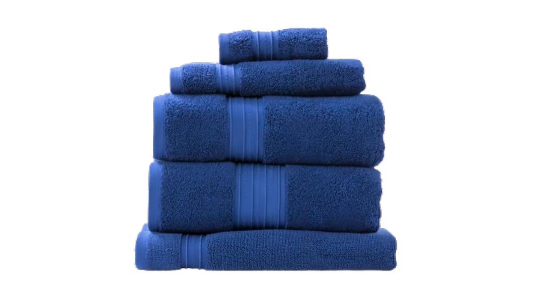 Renee Taylor 5 Piece Brentwood 650gsm Low Twist Towel - Royal