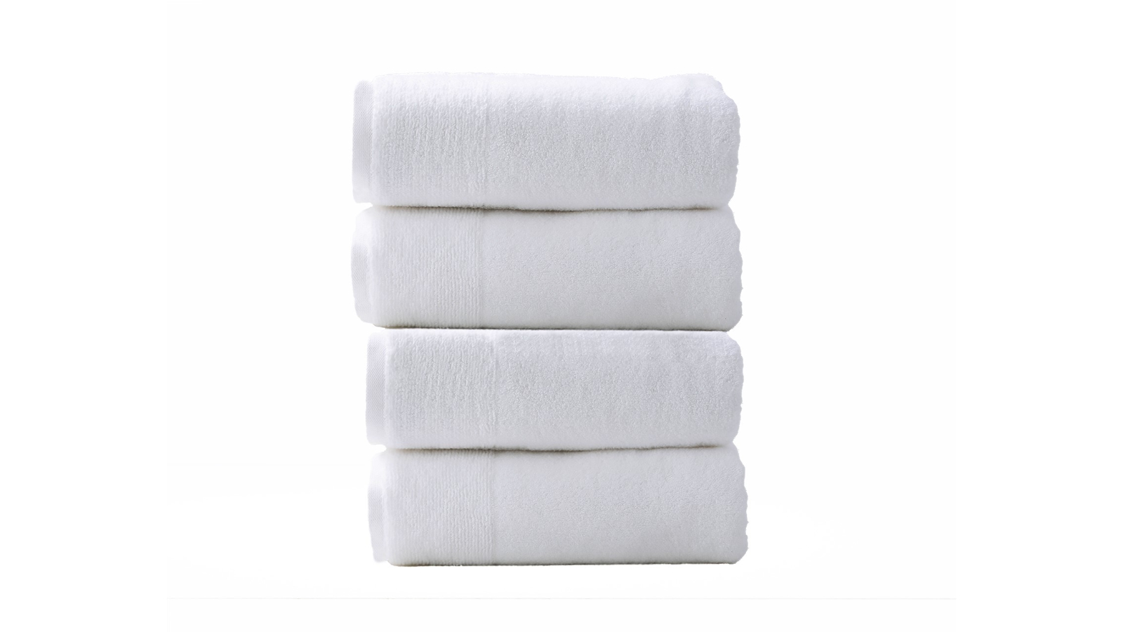 Renee Taylor 4 Piece Aireys 650gsm Zero Twist Towel - Snow
