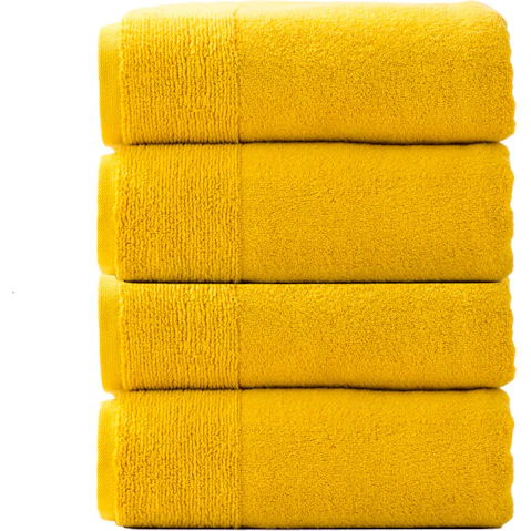 Renee Taylor Aireys 650gsm Zero Twist 4 Piece Bath Towel - Spice