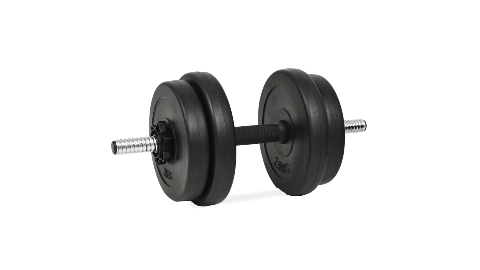 vidaXL Dumbbell with Plates - 40kg
