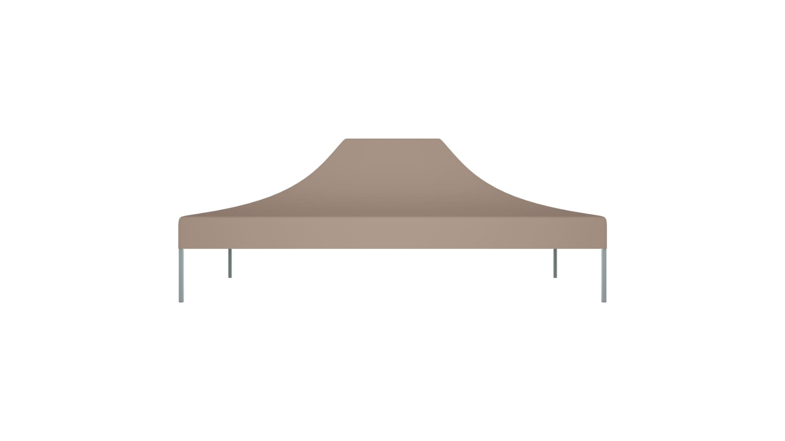 vidaXL 270 SQM 4.5 x 3m Party Tent Roof - Taupe