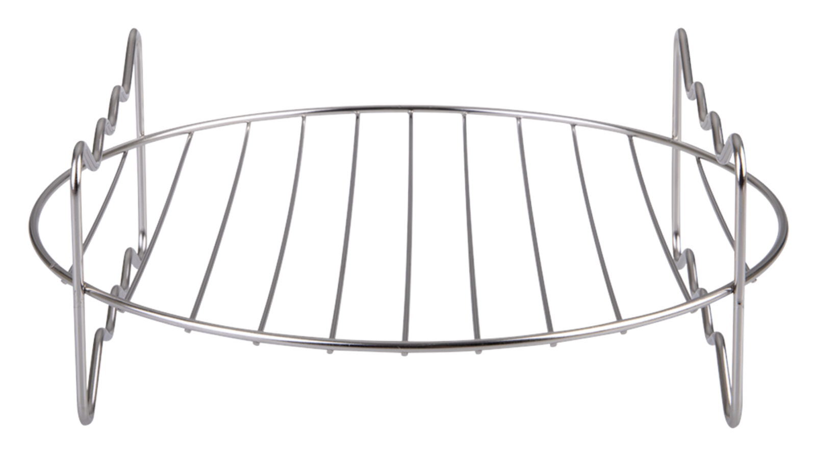 Appetito Round Stainless Steel Air Fryer Rack - 22cm