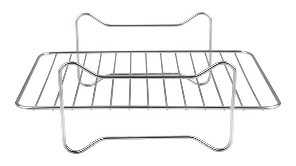 Appetito Stainless Steel Air Fryer Rectangle Rack - 22 x 16cm