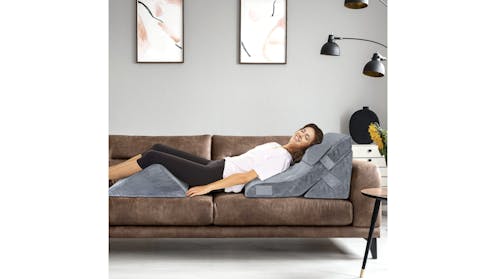 Luxdream Piece Velvet Fabric Adjustable Triangular Cushion