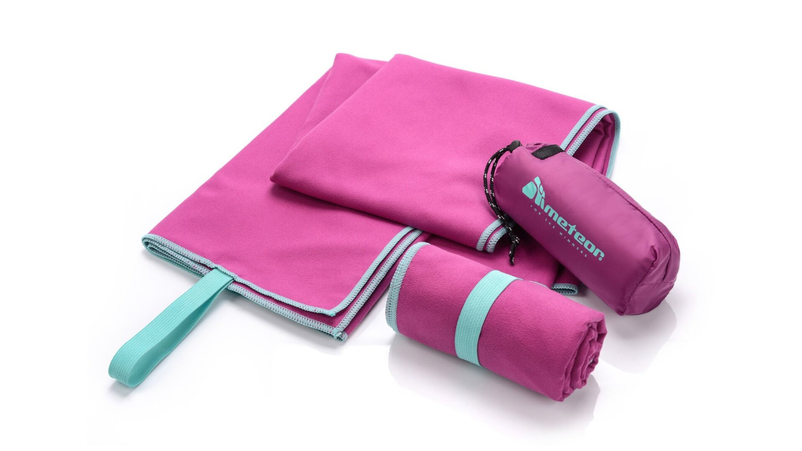 Meteor For The Winners Purple Quick-Dry Microfiber Gym Towel