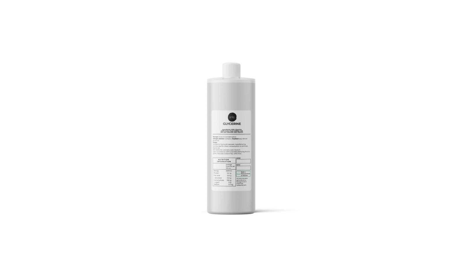 Orku Pure Food and Cosmetic Grade Glycerine - 250ml 