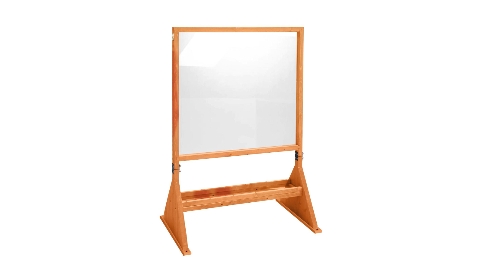 Kidbot Children Wooden Clear Acrylic Double-Sided Art Easel