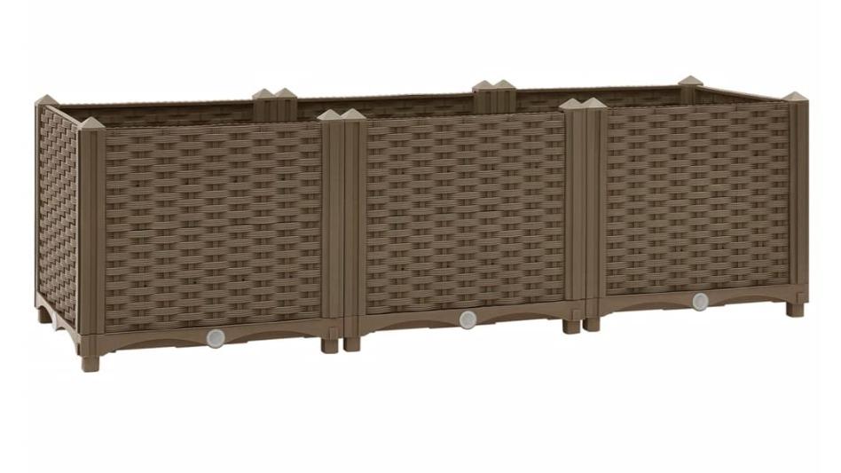 vidaXL Raised Bed Polypropylene - 120x40x38cm 