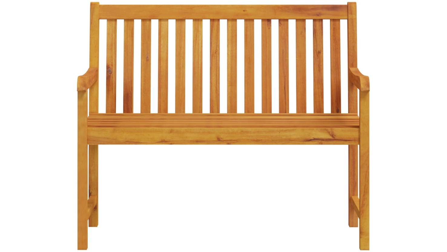 vidaXL Solid Acacia Wood Garden Bench - 110cm