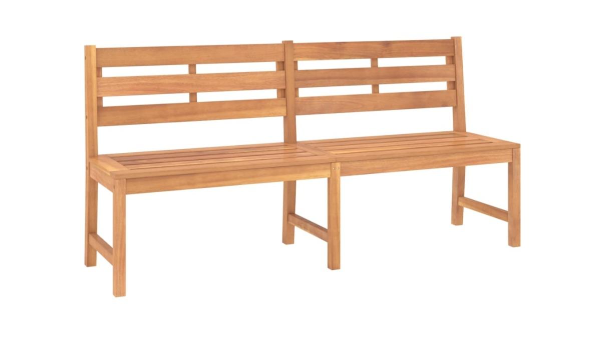 vidaXL Durable Teak Wood Garden Bench