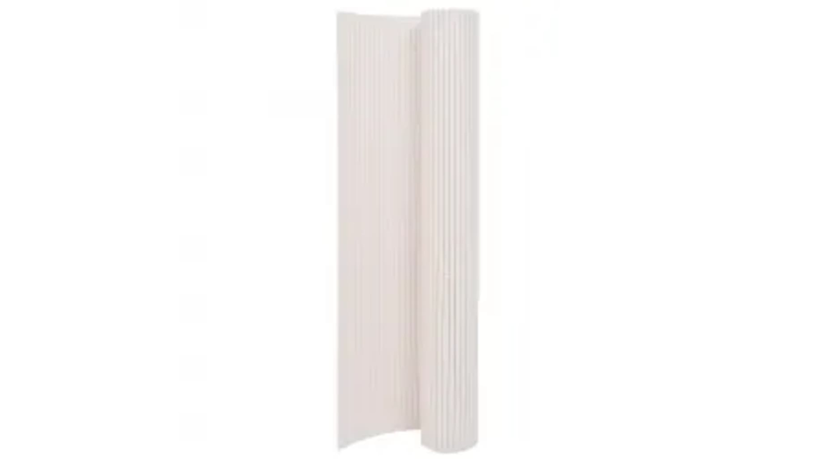 vidaXL Double-Sided 110 x 400cm Garden Fence - White