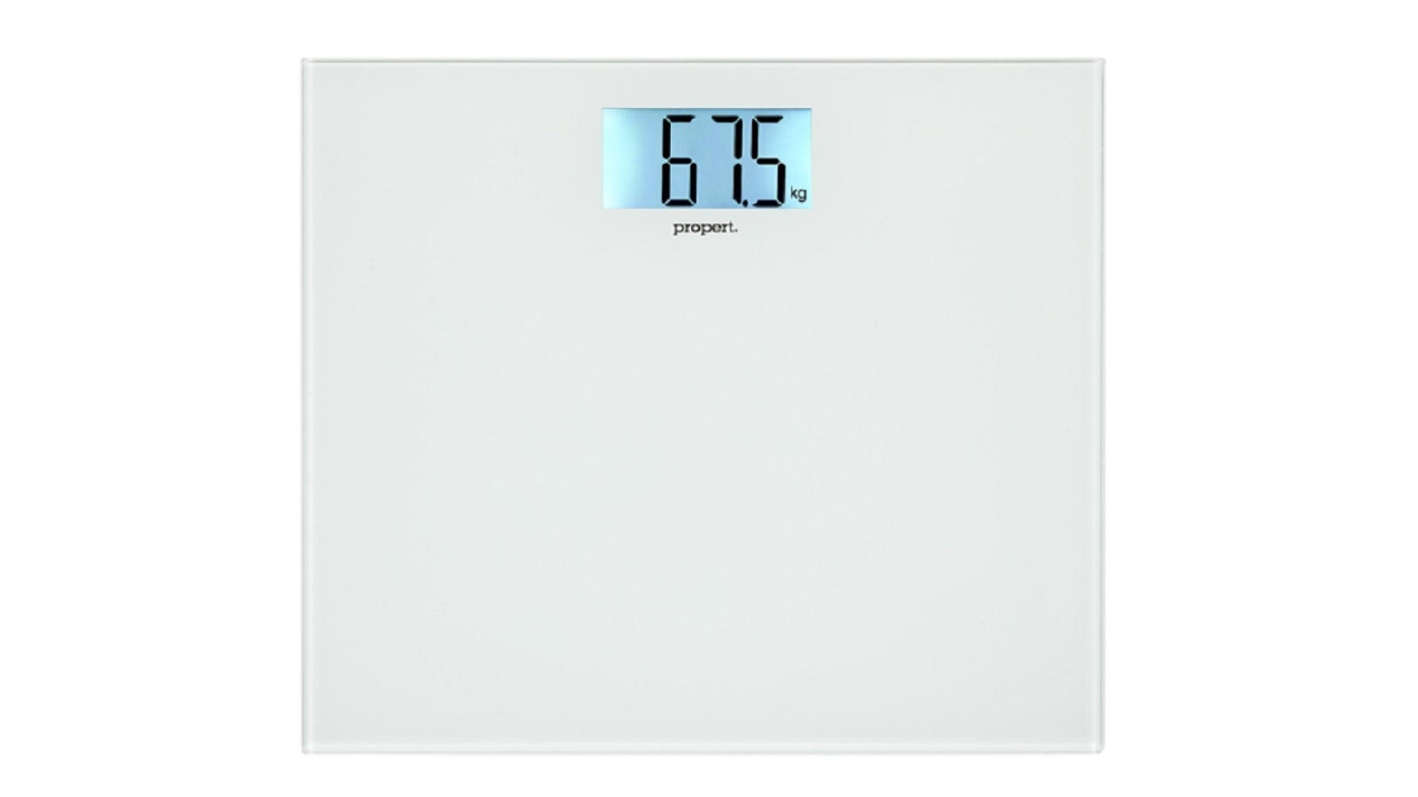 Propert Glass Digital Bathroom Scale 150kg - White